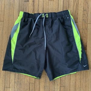 NIKE Swim Shorts Lined Mens XL Pockets